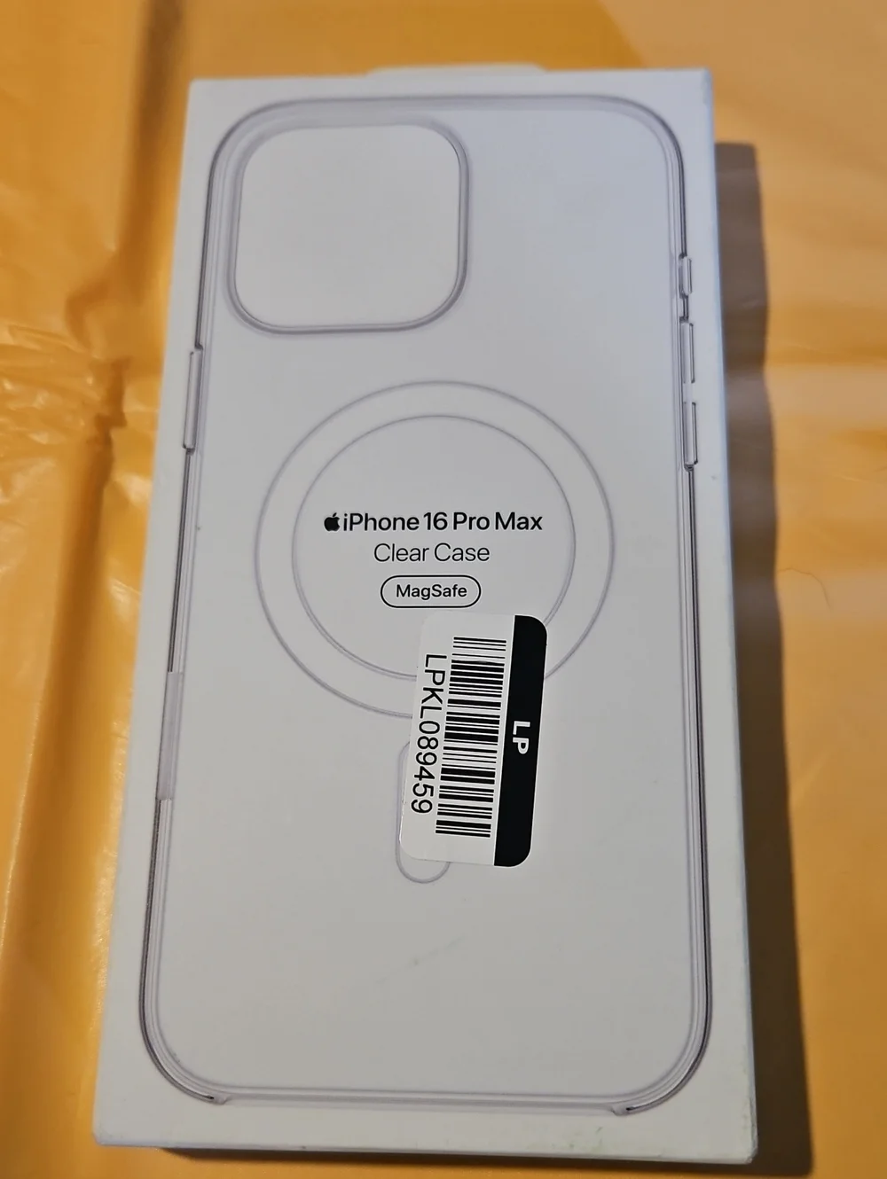 APPLE IPHONE 16 Pro MAX CLEAR CASE: NEW/OPEN BOX